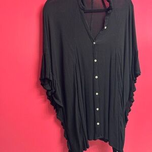 Elegant Black Women's Top